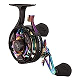 13 FISHING - Freefall Carbon - Trick Shop Edition 2022 - Inline Ice Fishing Reel - 2.5:1 Gear Ratio - Left Hand Retrieve - BBCFFTS222.5-LH