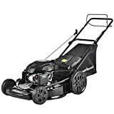 PowerSmart Self Propelled Gas Lawn Mower, 22-Inch 200cc Self-propelled Gas Lawn Mower, 3-in-1 Gas Mower with Bag, 5 Cutting Heights Adjustable (1.2''-3.5'')