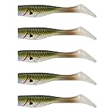 Matrix X-Shad Soft Plastic Lures for Speckled Trout, Redfish, Bass and Flounder 3 Inch Fishing Lure for Freshwater and Saltwater by Matrix Shad Lures (Croaker)