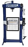 TCE TCE20030 Torin Steel H-Frame Hydraulic Garage/Shop Floor Press with Hand and Foot Pump Pedal, 20 Ton (40,000 lb) Capacity, Blue