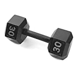 CAP Barbell Cast Iron Hex Dumbbell Weights (Pair), Black, 10 lb