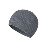 1 Pack Helmet Liner Skull Caps for Women Men, Sweat Wicking Caps, Cold Weather, Wind, Dust Protection, Out Door Sport Hat Fits Under Helmets (Gray)