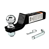 TOPSKY Trailer Hitch Ball Mount with 2-inch Ball & Hitch Pin, Fits 2-inch Receiver