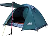 Camppal 2-3 Persons 4 Seasons Freestanding Backpacking Tent with Wind/Rain/Storm/Snow/Waterproof, Double Layers, Double Doors, Front Vestibule, Roomy Space Fits for Outdoor Camping