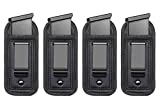 4-Pack Universal IWB Magazine Holster Concealed Carry 9mm .40 .45 | Inside The Waistband Mag Pouch | Mag Holster for Glock 43 17 Sig 1911 S&W M&P | Fits Any 7 10 15 Round Clips for All Pistols