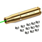 MidTen Green Laser Bore Sight 223 5.56mm Boresighter with 12 Batteries