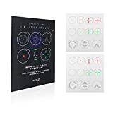 Reusable Transparent Aim Sight Assist Decals - FastScope TV or Monitor Decal for FPS Video Games for PC, Switch, Xbox & Playstation (22pcs in 3 colors 7 Designs)