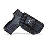 Springfield XD Holster, Kydex IWB Holster For Springfield XD-S 3.3' 9mm .40 S&W .45 ACP Pistol Case - Inside Waistband Carry Concealed Holster Springfield XD S Gun Accessories(Black, Right Hand Draw)