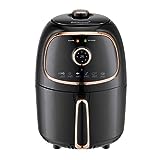 Brentwood Appliances AF-202BKC 2-Quart 1,200-Watt Electric Air Fryer with Timer and Temperature Control (Black/Copper), Normal