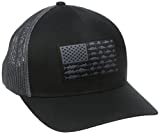 Columbia Sportswear Men's PFG Mesh Ball Cap, Large/X-Large, Black/Fish Flag