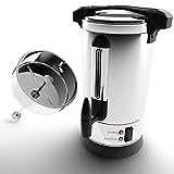 Commercial Coffee Maker Percolator Double Wall Stainless Steel Large Coffee Maker 50 Cup Coffee Urn Hot Water Urn