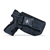 Kydex IWB Holster For Springfield XD MOD .2 3' Sub-Compact 9MM / .40 S&W Single Stack Pistol Case - Inside Waistband Carry Concealed Holster SpringField XD 9mm Gun Accessories (Black, Right Hand Draw)