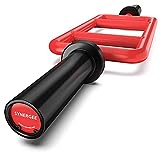 Synergee Red Tricep Bar 25 lbs fo Maximum Gains & Comfort for Extensions, Curls, & Pressing Workouts – Upper Body Exercise Gear