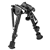 CVLIFE Bipod, 6-9 Inch Rifle Bipod Adjustable Super Duty Tactical Bipod for Outdoor Bipod (Aluminum)