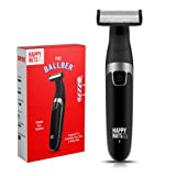 HAPPY NUTS The Ballber™ Groin Trimmer for Men Waterproof Rechargeable Ball Shaver for Men - No Nicks or Cuts - Electric Hygiene Groomer