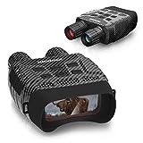 Rexing B1 (Carbon Fiber Color) Night Vision Goggles Binoculars with LCD Screen, Infrared (IR) Digital Camera, Dual Photo + Video Recording for Spotting, Hunting, Tracking up to 300 Meters