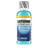 Listerine Ultraclean Oral Care Antiseptic Mouthwash to Help Fight Bad Breath Germs, Gingivitis, Plaque and Tartar, Oral Rinse for Healthy Gums & Fresh Breath, Arctic Mint Flavor, 95ml (3.2 fl oz)