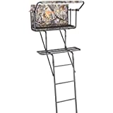 Guide Gear 16.5' 2-Man Ladder Tree Stand for Hunting Elevated Climbing Seat Hunting Gear Equipment Accessories