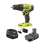 Ryobi P215K 18-Volt ONE+ Lithium-Ion Cordless 1/2 in. Drill/Driver Kit with (1) 1.5 Ah Battery and 18-Volt Charger