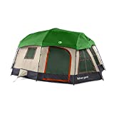 Tahoe Gear Ozark TGT-OZARK-16-D Large 16 Person 3 Season Family Camping Cabin Tent, Brown
