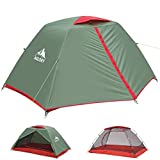 Camping Tent for 1 to 2 Person,Lightweight Backpacking Tent, Easy Setup Waterproof Family Tents for Hiking, Mountaineering & Outdoor(Green)