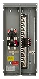 Siemens MC2040B1200EFC 20 Space 40 Circuit 200-Amp Flush Mount Meter Load Center Combination with Ring Type Cover