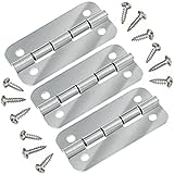 Igloo Cooler Heavy Duty Stainless Steel Hinges for Ice Chests (Set of 3)