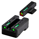 TRUGLO TFX Pro Tritium and Fiber Optic Xtreme Handgun Sights for Kimber 1911 Pistols with Fixed Rear Sight, Black, One Size