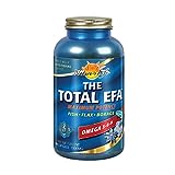 Nature's Life The Total EFA Maximum Potency Pure Fish Oil w/Cold Pressed Flaxseed & Borage Oils | 1200 mg | Skin, Hair, Heart, Memory | 180ct