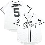 Men's #5 Michael Squints The Sandlot Movie Baseball Jersey Christmas Summer Stitched Black Size S