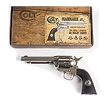 Colt Peacemaker Revolver Single Action Army Six-Shooter .177 Caliber Air Pistol, Pellet Gun, Black