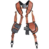 Alien Gear holsters ShapeShift Shoulder Holster (Brown Leather) 1911-5 Inch (Right Handed)(.45 ACP/10mm Single Stack)