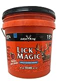 Antler King Lick Magic Apple Flavored Year-Round Mineral for Antler Growth and Body Mass, 23 lb Bucket