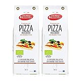 Molino Rossetto Pizza Dough Mix - Organic, Gourmet, Pizza Crust Mix for a Perfect Homemade Pizza - Also Good For Breadsticks, Flatbread, or Calzones 17.6oz (500g) - Pack of 2
