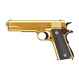 UK Arms Full Size 1911 Heavyweight Alloy Series Spring Airsoft Pistol (Color: Gold)