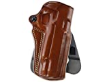 Galco Speed Master 2.0 Paddle Belt Leather Holster, Compatible with Kimber 3in 1911, Colt 3in 1911, Para SM2-424