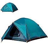 NTK Colorado GT 5 to 6 Person Outdoor Dome Family Camping Tent 100% Waterproof, Easy Assembly, Durable Fabric Full Coverage Rainfly - Micro Mosquito Mesh