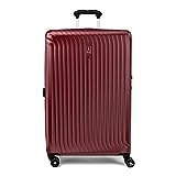 Travelpro Maxlite Air Hardside Expandable Luggage, 8 Spinner Wheels, Lightweight Hard Shell Polycarbonate, Cabernet, Checked-Large 28-Inch