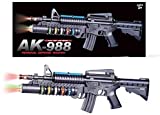 JOYSAE 22 Inch The Most Popular Gifts for Children Special Force AK-988 Toy Rifle Features Dazzling Electric Light, Amazing Electronic Sound & Unique Action