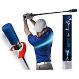 WINNER SPIRIT Miracle 201 Patented Golf Swing Training Aid Adjustable Speed Controller for Each Club Speed Power Up Increase Distance Warmup Warm Up Practice Stick Rhythm Tempo Strength Trainer