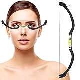 Eyebrow Shaping Kit,Eyebrow Shaper, Eyebrow Ruler Eyebrow Corrector, Professional Level Measure Tool for Eyebrow, Drawing Line Kit for Eyebrow,Reuseable Eyebrow Positioning Tool