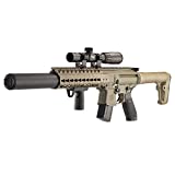 Sig Sauer MCX .177 Cal Co2 Powered (30 Rounds) 14x 24mm Scope Air Rifle, Flat Dark Earth (CO2 Not Included)