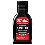 STA-BIL Full Synthetic 2-Cycle Oil - With Fuel Stabilizer For Up To 12 Months Protection - 5 Gallon Multi-Mix - 50:1/40:1 Mix Ratios - Low Smoke Formula, 2.6 fl. oz. (22403)