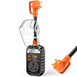 GEARGO RV Surge Protector 30 Amp RV Circuit Analyzer Surge Guard Full Protection with UL Tested (8000 Joules), RV Adapter Plug Power Defender for Camper