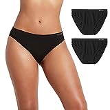 Boody Body EcoWear Women's Classic Bikini Brief, Sporty Cooling Low Rise Underwear for Women, Soft and Breathable Panties, Seamless Stretch Briefs, Sustainable Bamboo Viscose