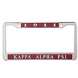 Kappa Alpha Psi Metal License Plate Frame 1911