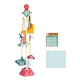 ADDCHEER 10 Pcs Cleaning Toys Play Set for Kids Aged 3 4 5 6 7 8 9 10, Educational Durable Detachable Housekeeping Broom, Dustpan, Mops, Sweeping Machine Pretend Household Gift for Toddlers Boys Girls