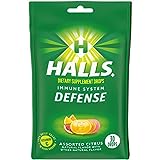 Halls Cough Drops, Assorted Citrus, 30-ct