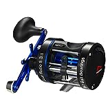 Piscifun Chaos XS Baitcasting Reel Round Reel Reinforced Metal Body Conventional Reels for Catfish, Musky, Bass, Pike, Saltwater Inshore Surf Fishing Reels (50 Right Handed)
