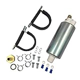 Yezoauto External Low Pressure Electric Fuel Pump with Installation Kits for Mercury Marine Outboard 225HP 2003-2005 Yamaha Outboard 200HP 225HP 250HP 2001-2010 69J-24410-02-00 888251T